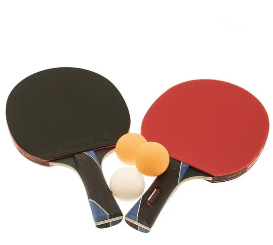 Nordic Games Tischtennisschläger PRO 2 Schläger und 3 Bälle